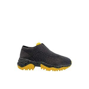 Borbonese Black Genuine Leather Women's Sneaker